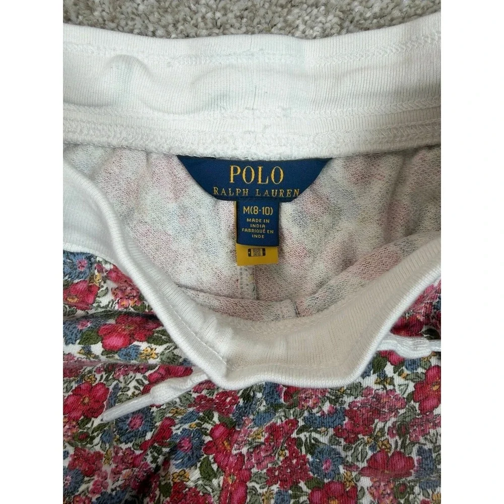 Ralph Lauren Floral Spa Terry Short Girls‎ Medium 8/10